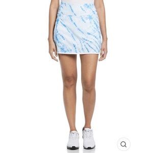 Callaway Womens Truesculpt Golf Skort Blue UPF Brillant White Sun Protection XL